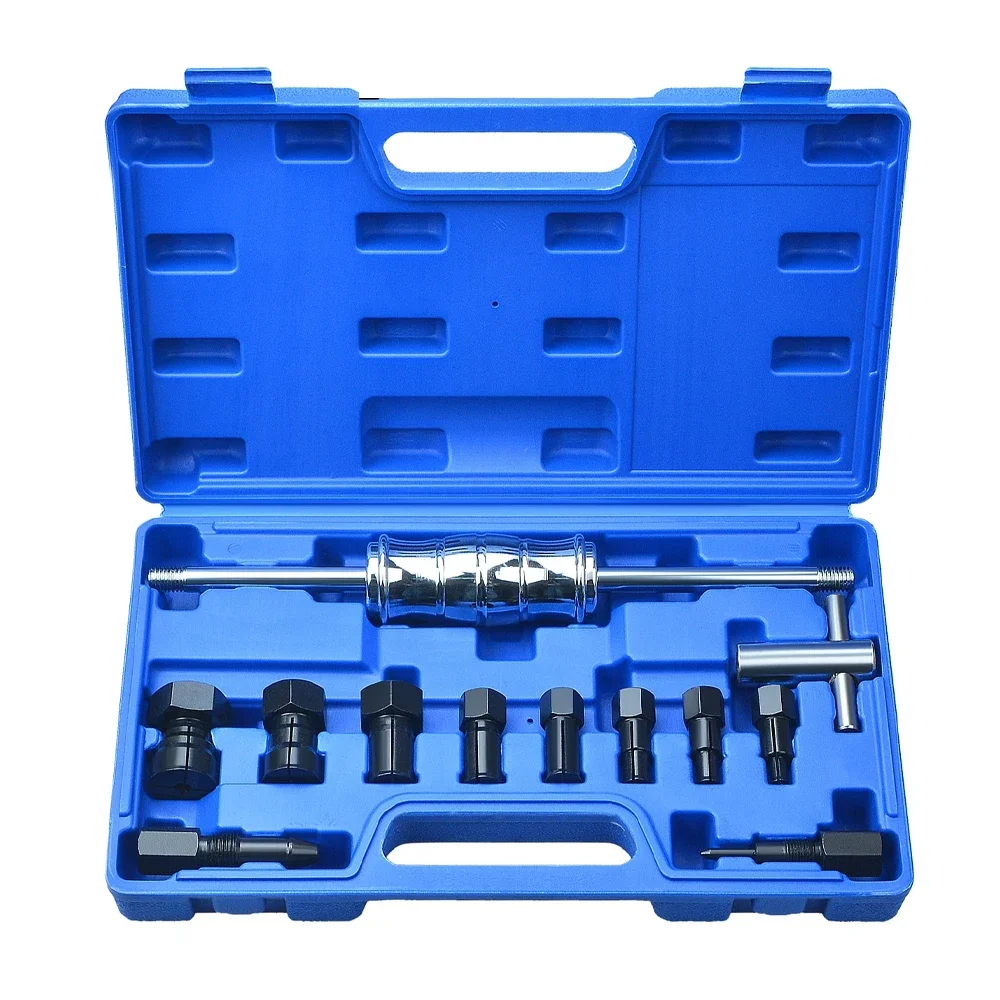

12-Piece Internal Bearing Removal Slide Hammer Set for Blind Hole Inner Bearing Extraction and Mechanical Repair Tools