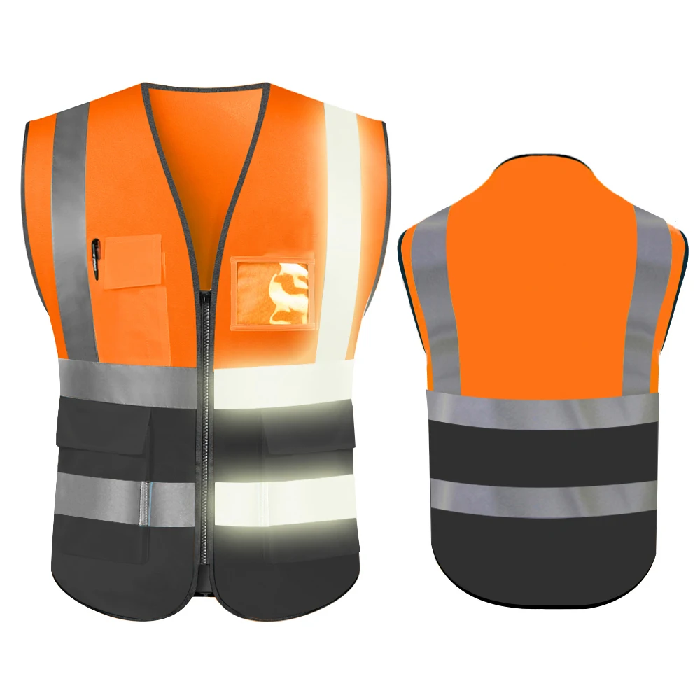 New Custom Your High Visibility Security Reflective Safety Vest Personalized Construction Industrial Work Traffic Outdoor Safety