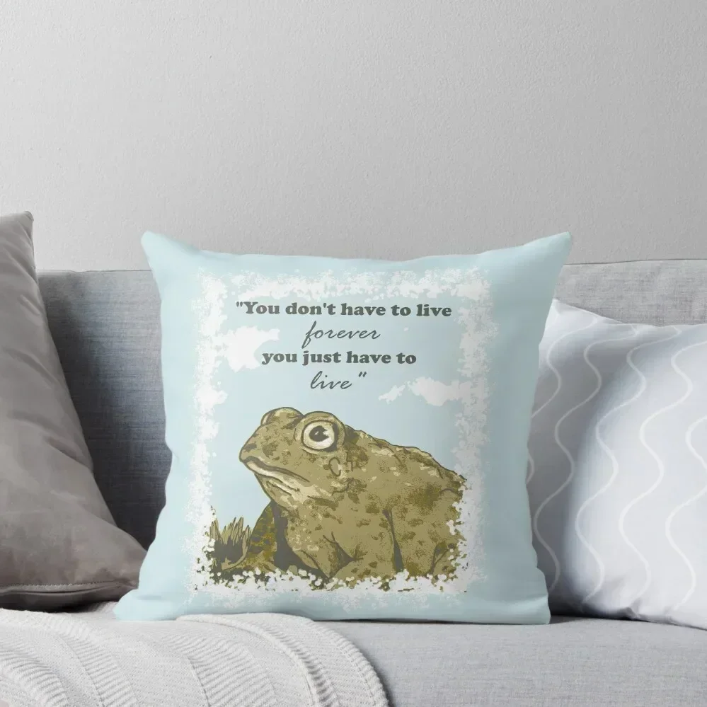 Tuck Everlasting Toad Throw Pillow Sofa Cushions Luxury Pillow Cover Couch Cushions Cushions pillow