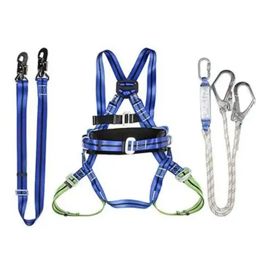 fall protection climbing roof full body Harness Safety Belt with lanyard