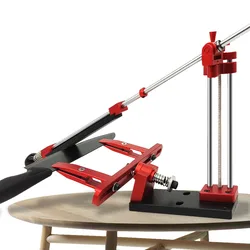 360° Rotation Flip Fixed-Angle Knife Sharpening Kit -Professional Knife Sharpener with Whetstones -Abrasive Holding System Tools