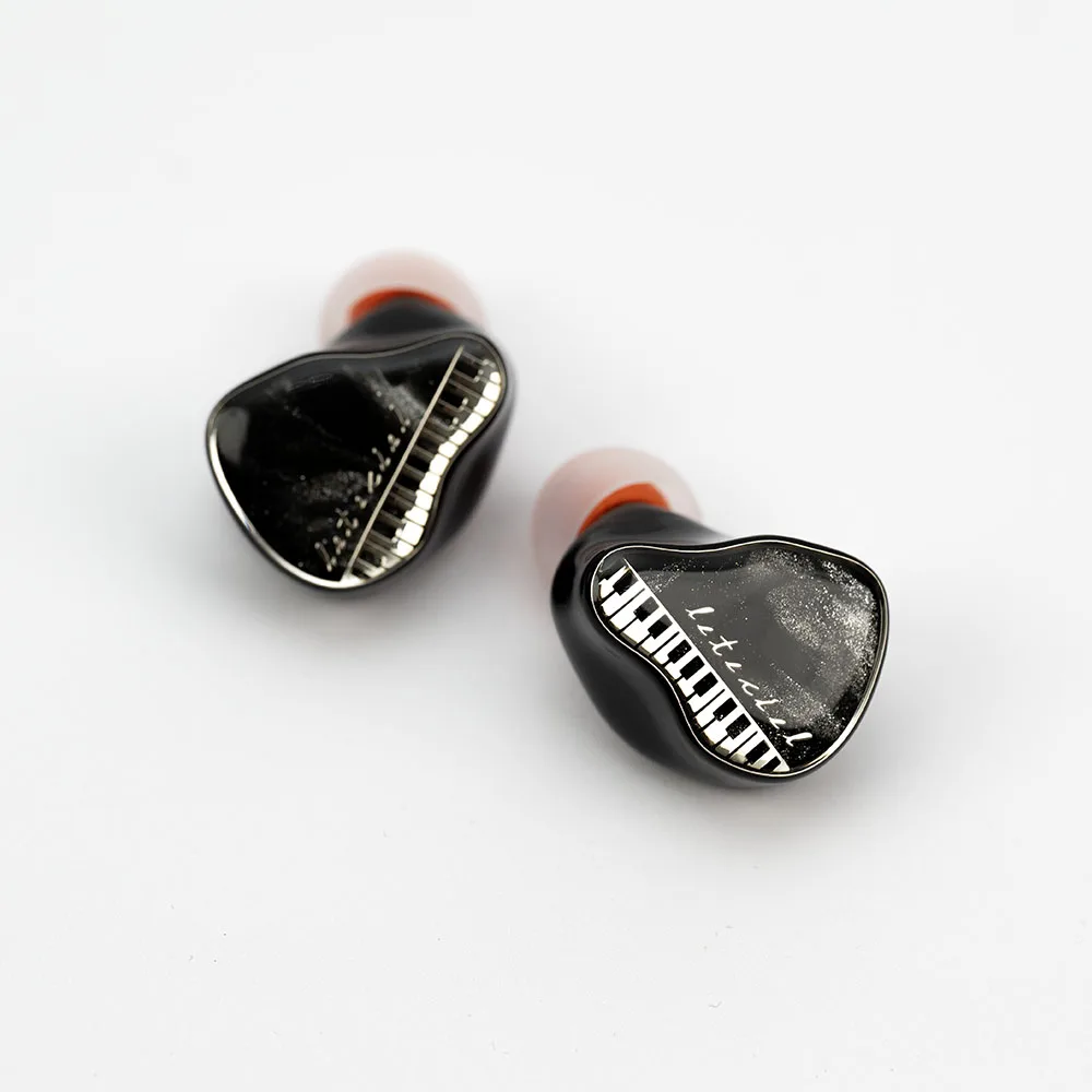 Leteciel Encore 4 المحرك المتوازن + 2 سائق ديناميكي هجين 2pin 0.78 ملم HiFi Audiophile IEM سماعات أذن سلكية داخل الأذن