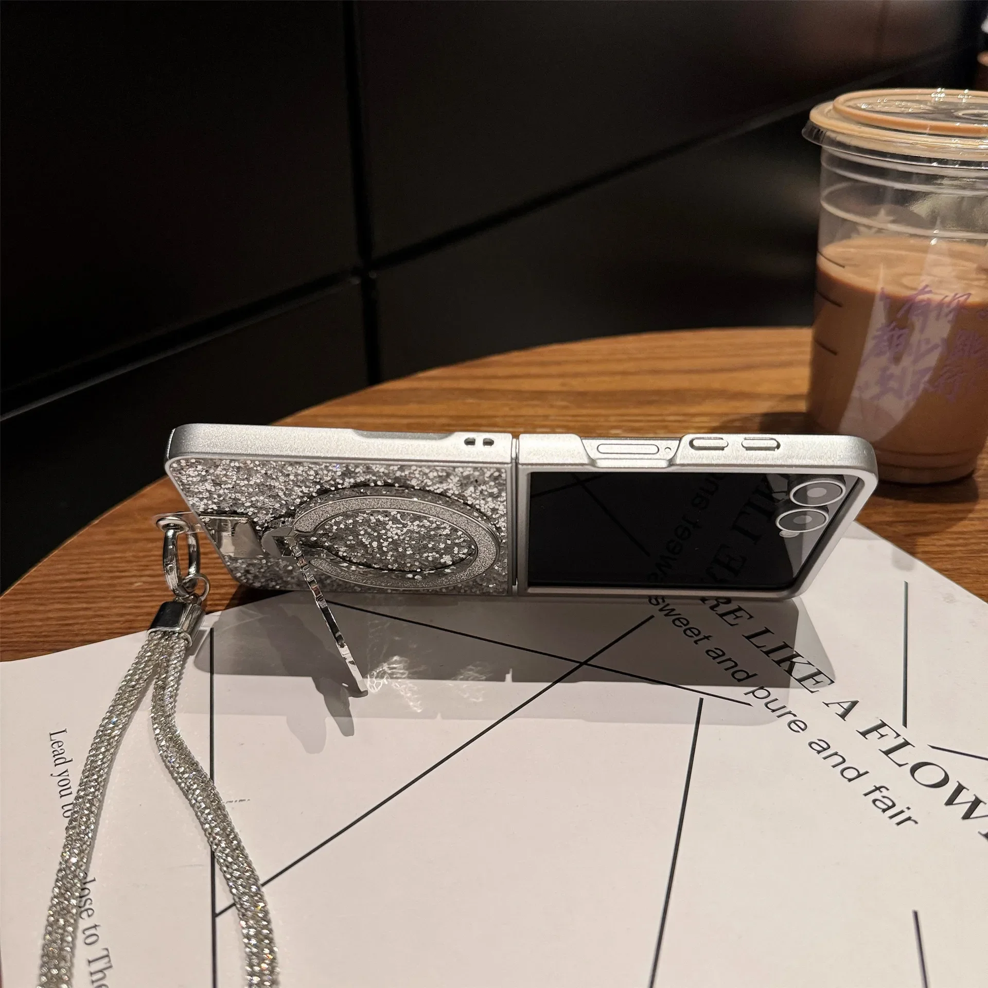 

810A85 Чехол для телефона Samsung Galaxy Z Flip 7 6 5 4, защитная задняя крышка для ZFlip5 ZFlip6 ZFlip7, чехол