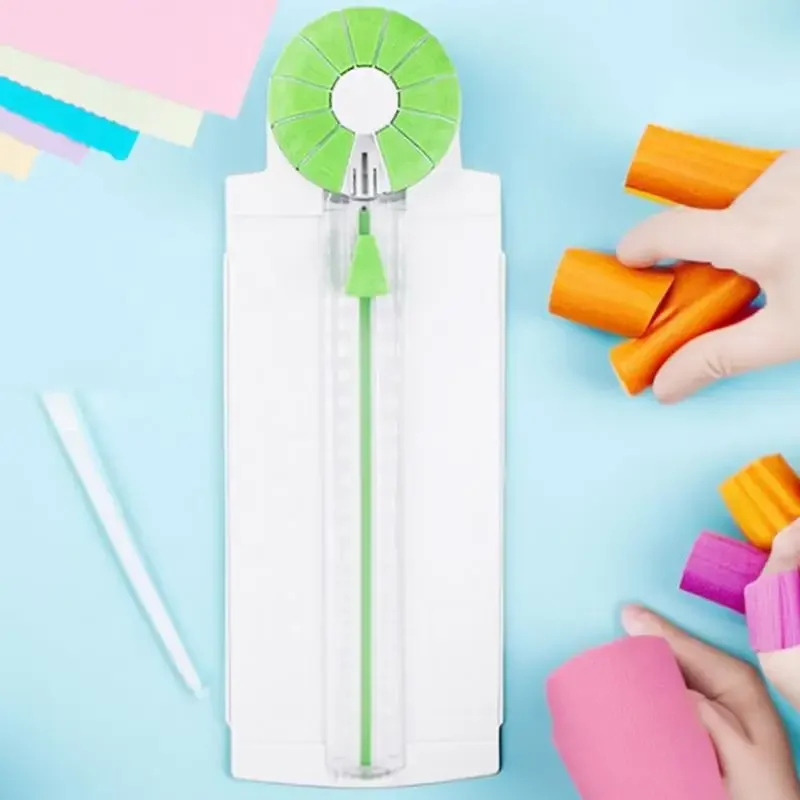 Multi-function Paper Cutter 12-in-1 Creasing Equipment 12-Shapes in 1 Paper Craft Edge Cutter for Cardboard Label Photo