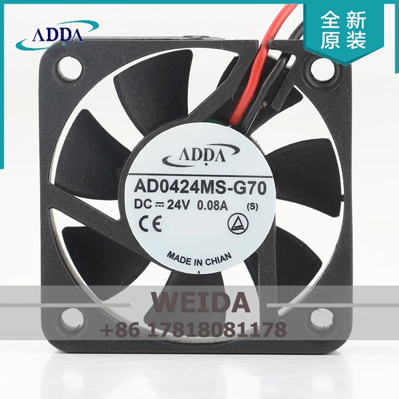 

Совершенно новый оригинальный вентилятор охлаждения ADDA 4CM 4010 24V AD0424MS-G70 для принтера и преобразователя частоты.