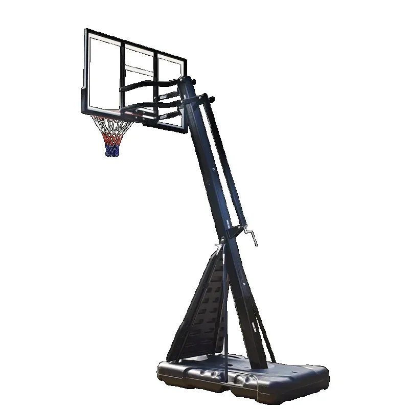 Professional Basketball Hoop Stand Portable Adjustable Design Perfect For Outdoor Competitive Play And Adult Fitness Routines