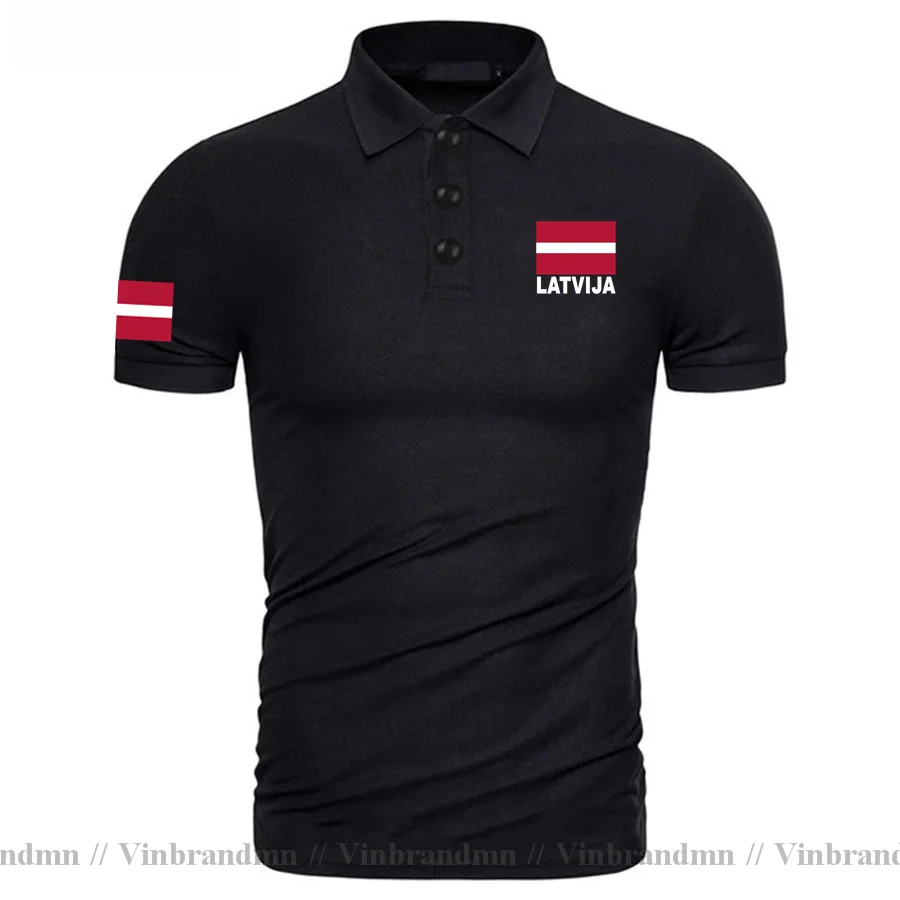 

Latvia Latvija Polo shirts Fashion Jerseys Nation Team Shirts 100% Cotton Polo shirt Clothing Tops Country Sporting Flag Latvian