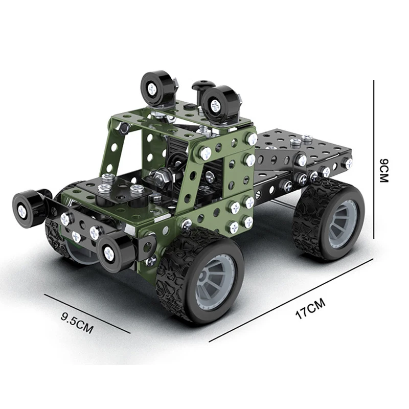 Elicottero per auto in metallo Puzzle 3D giocattoli educativi per bambini giocattoli per la costruzione di dadi a vite divertenti bambini giocattolo artigianale Set di mattoni per ragazzi