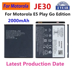 100% Original JE30 2000mAh Battery For Motorola  Moto E5 Play Go Edition Mobile phone Batteries