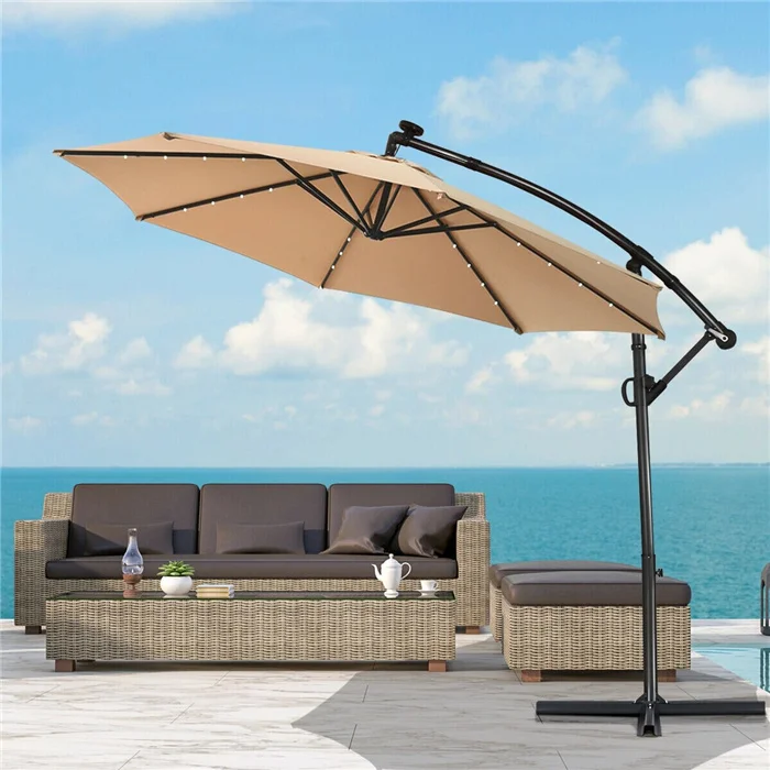 Practical High Quality Outdoor Patio Umbrellas Open air Stalls Large Umbrellas Sun Outdoor Garden Roman Camping Guard Umbrellas