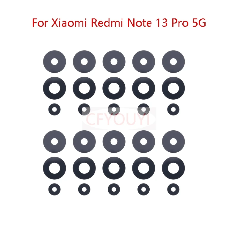 

10 компл./лот, новая запасная часть объектива задней камеры для Xiaomi Redmi Note 13R/Note 13 4G/Note 13 Pro 5G/Note 13 Pro+