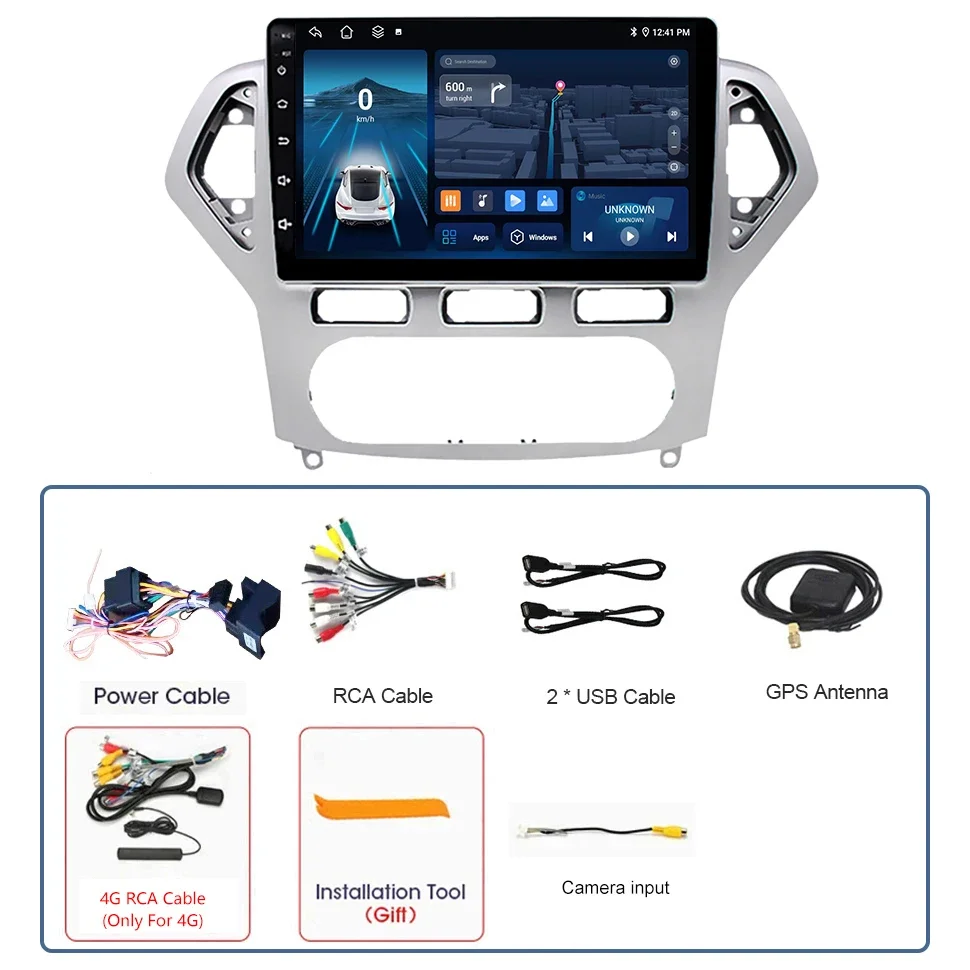 Radio de Audio para vehículo de 2 Din para Ford Mondeo 4 Mk4 2010-2014 reproductor Multimedia Navi GPS Carplay 4G 8core DSP sistemas de coche inteligentes