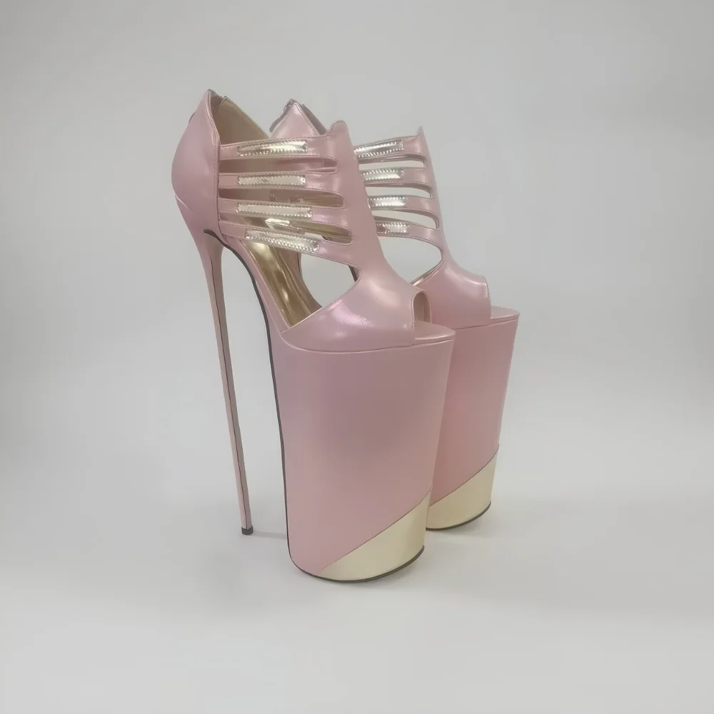 Summer 2026 Female 12 Inches Sandals Women Platforms Shoes 30cm Ultra High Thin Heels Cosplay Steel Pipe Dance Pink Red Pumps