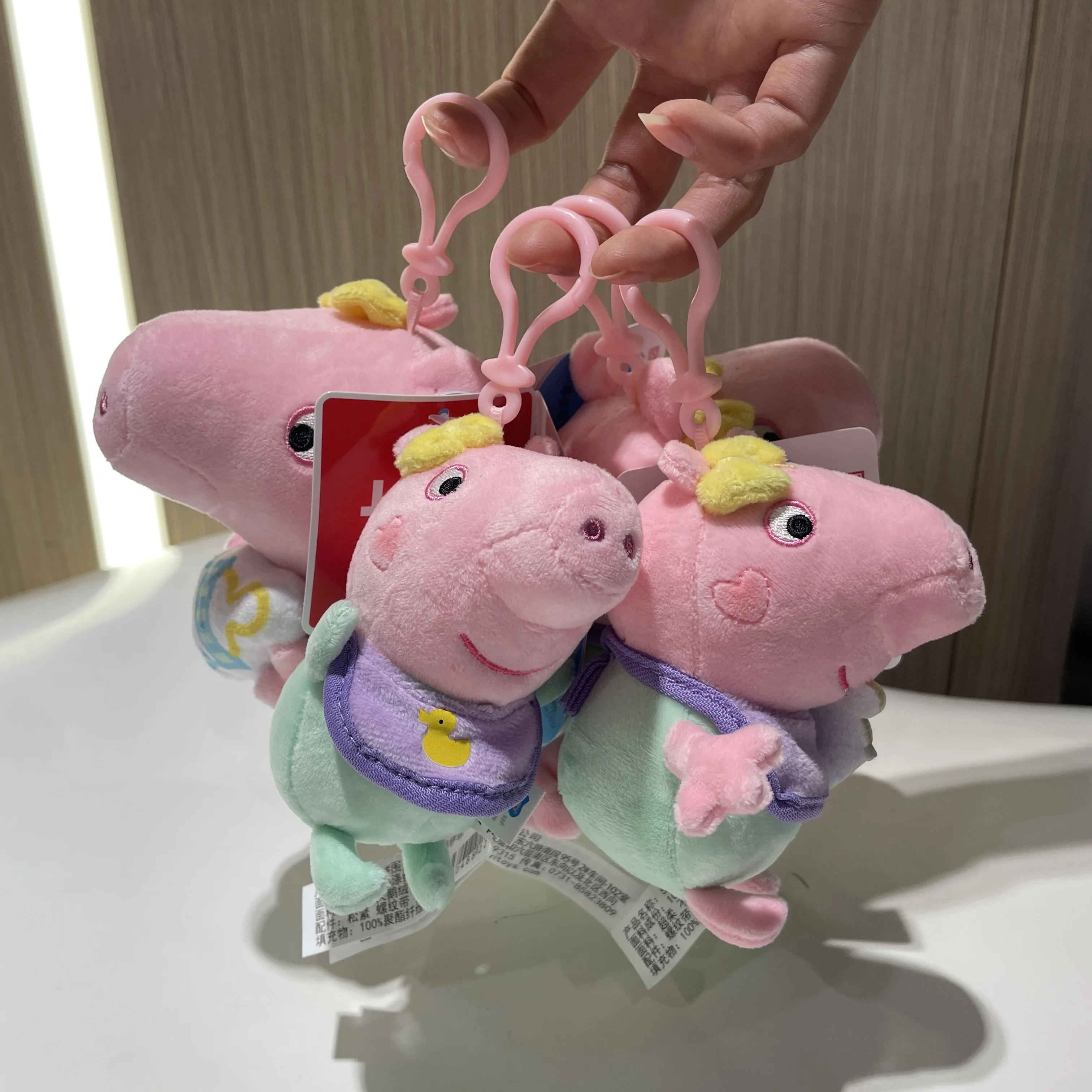 100 % echter Peppa Pig Evy Dinosaurier Teddybär Peppa George Evie Plüschtier Junge Mädchen Geburtstagsgeschenk Spielzeug Weihnachten Stoffpuppe – Detail 1
