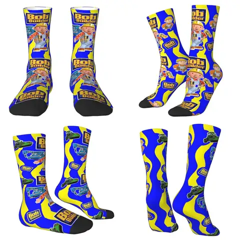 Bob The Builder Socks Harajuku High Quality Stockings All Season Long Socks Accessories for Unisex Birthday Present