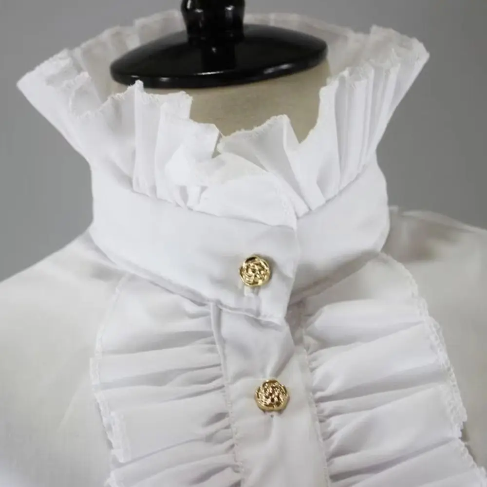 

Fashion Palace Fake Collar Half Shirt Vintage Victorian Blouse Collar Clothes Accessories Classic Decorative Neck Flower Party