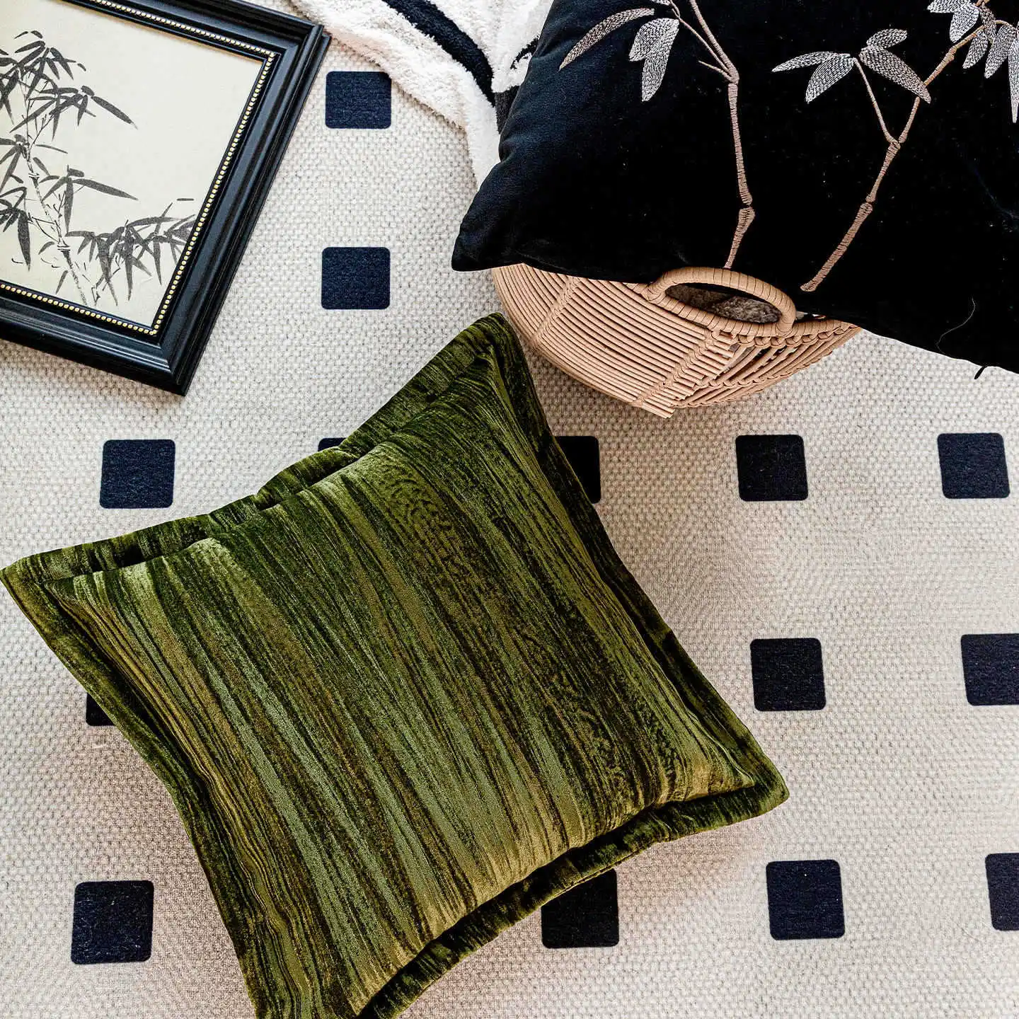 المتقدمة الرجعية الأخضر الجاكار غطاء الوسادة الحديثة الفاخرة الملمس وسادة غطاء غرفة المعيشة أريكة الديكور المخدة حلية