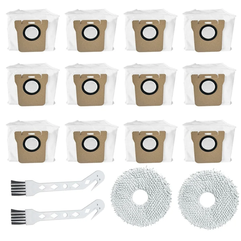 A86I-For Xiaomi Robot Vacuum Cleaner X20+/X10+/X10 PLUS Accessories Cloth Dust Bag Replacement Accessories Brush