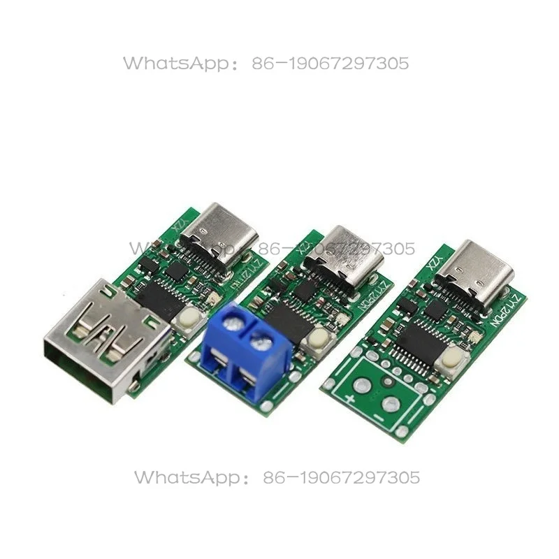 USB-C PD2.0 3.0 To DC Fast Charging Touch ** Query Detector (5 Pieces)