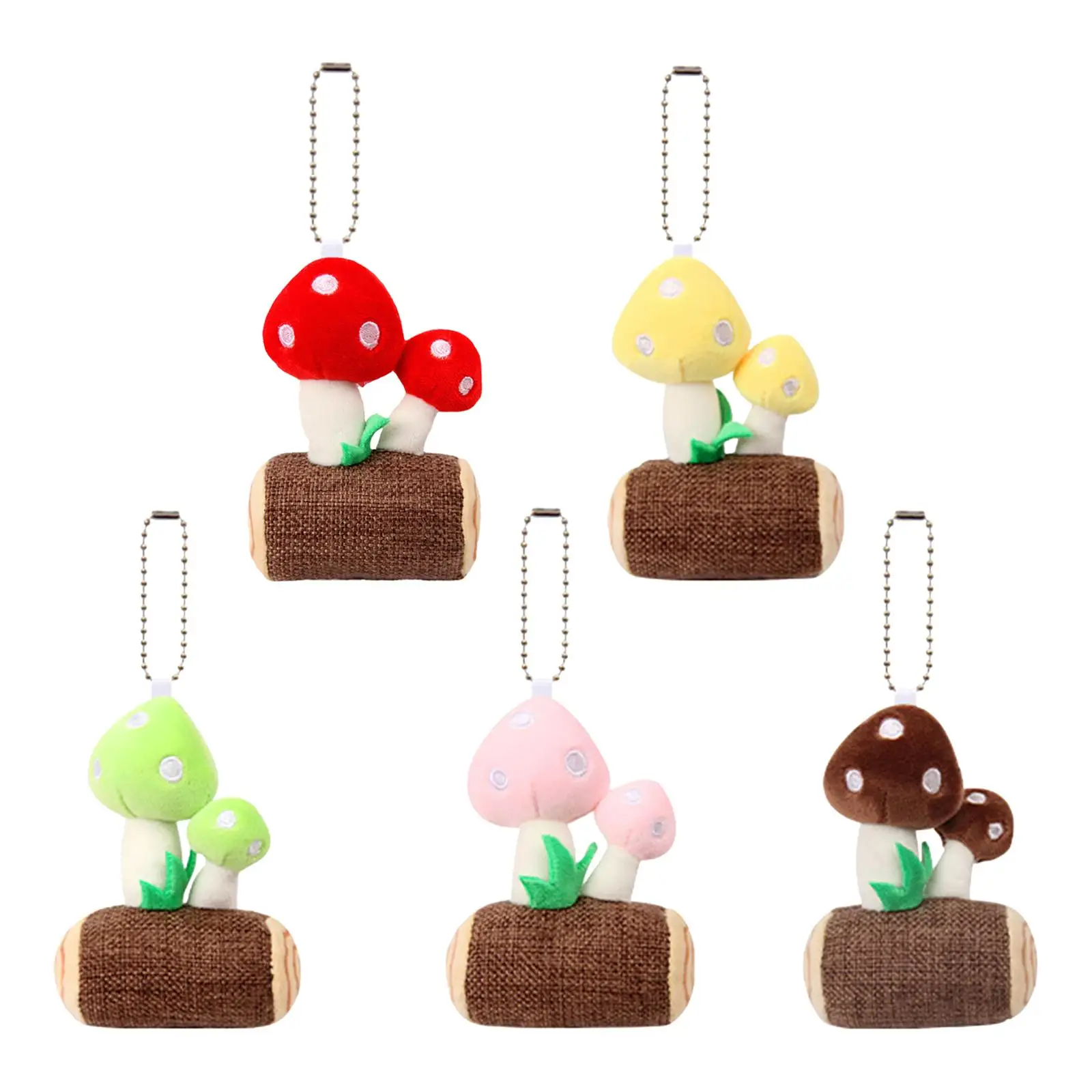 Toy, Cute Small Stuffed Mushroom Keychain, Goodie Bag Fillers, Carnival Prizes for Kids, Kids Valentine Gift Party Favors