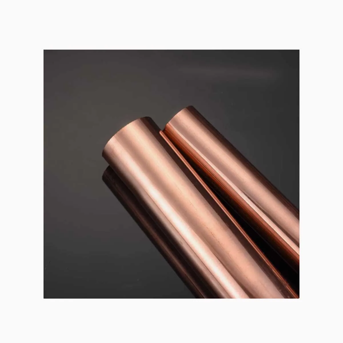 T2 Purple Copper Rod Red Copper Rod Mold Discharge Length 100/150/200/250/300/400mm Solid Zero Cut