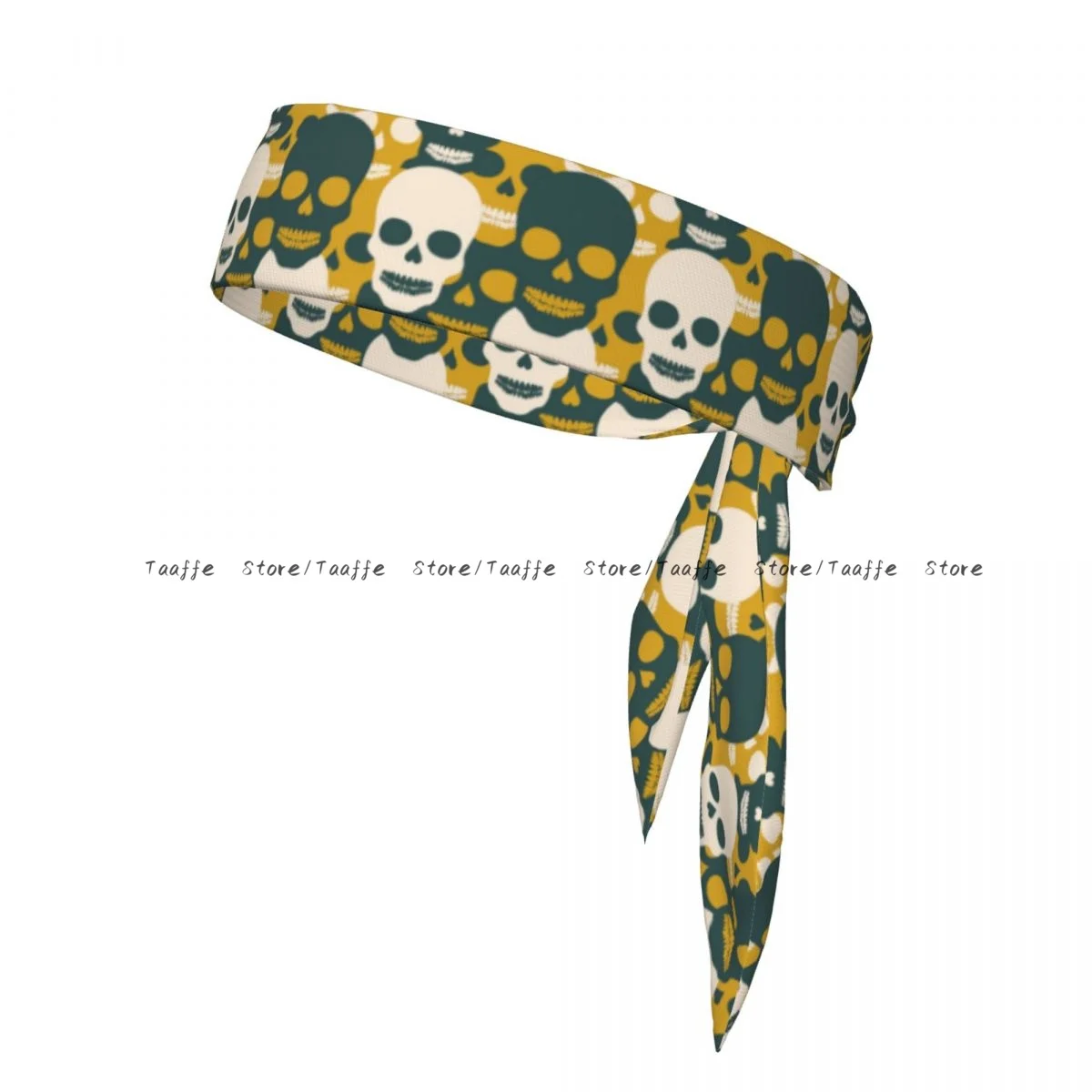 Schädelmuster Sport-Stirnbänder, Athletisches Schweißband, Schweißabsorbierendes Bandana