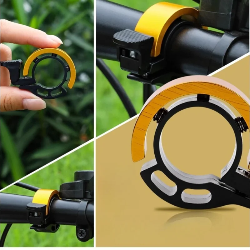 Sonnette de vélo universelle, klaxon de vélo de montagne pliable pour enfants, cloche Invisible, accessoires d'équitation