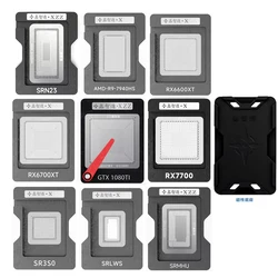 XZZ BGA reballing stencil for laptop AMD R9-7940HS RX6600XT RX6700XT RX6800XT RX7700XT SR3S0 SRLWS SRMHU SRN23 Direct heating