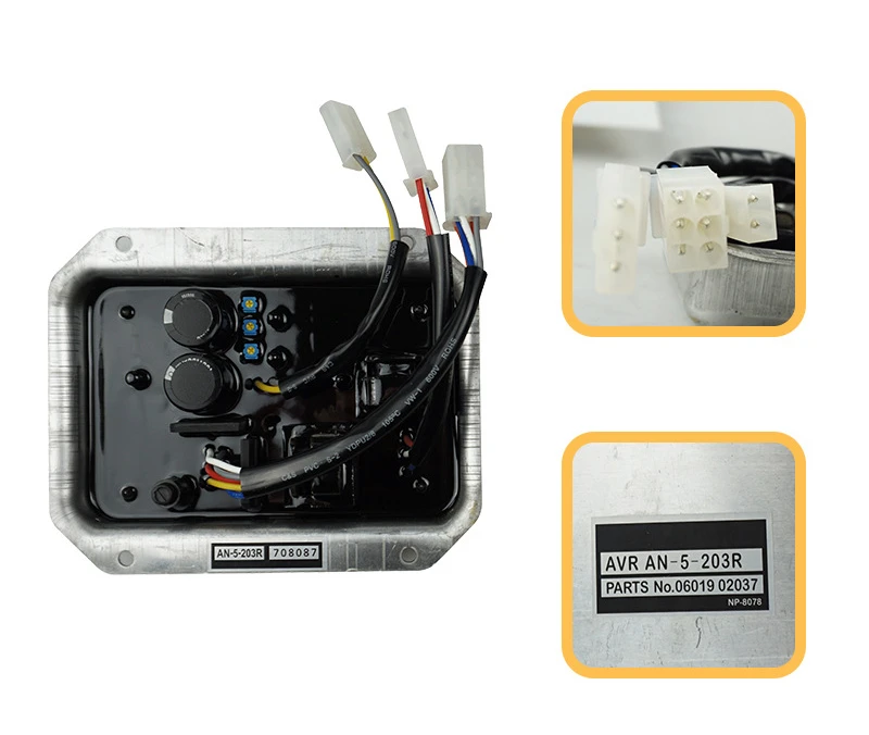 AVR AN-5-203R Diesel Generator Set Automatic Voltage Regulator Pressure Plate Electric Friend