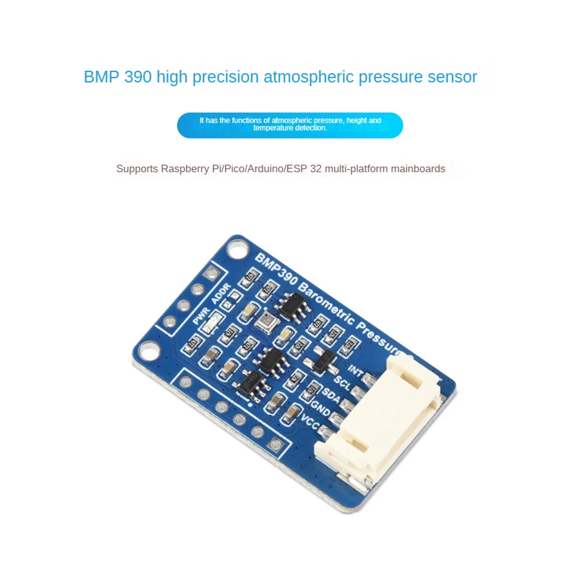 Waveshare Bmp390 High Precision Atmospheric Pressure Sensor Module Atmospheric Pressure / Altitude / Temperature Measurement