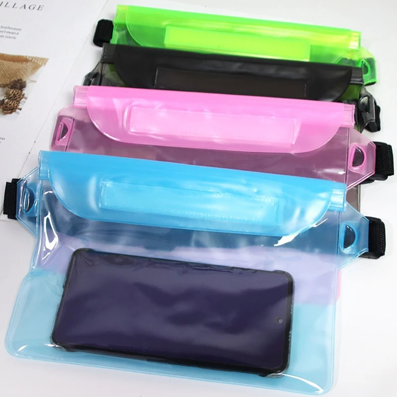 Waterproof Swimming Bag Sealing Drift Diving Waist Pack Skiing Underwater Phone Case Cover Dry Shoulder Bag For Beach Boat Sport