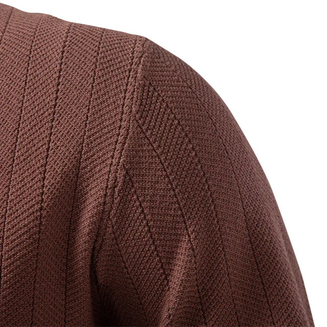Spring and Summer New Fashion Lapel Shirt Men's Short-sleeved Knitted Top Cardigan
