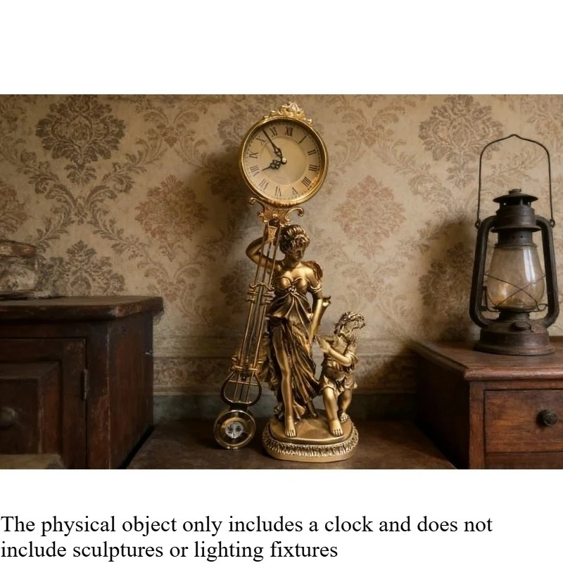6 inches Floor Clock Pendulum Set, European Style Replacement for Vertical Quartz Movement - Complete Hanger & Bob