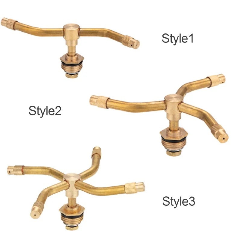 360 Degree Rotary Cooling Sprinkler Nozzle For Lawn Garden All Copper Spray Atomizing Micro Sprinkler