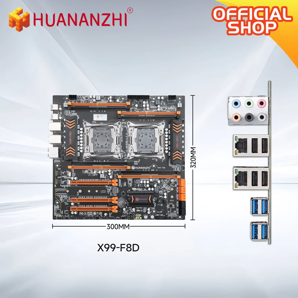 HUMANZHI X99-F8D マザーボード　デュアルCPUソケット Amazon | HUANANZHI X99-F8D LGA2011-3 コンピューターマザーボード
