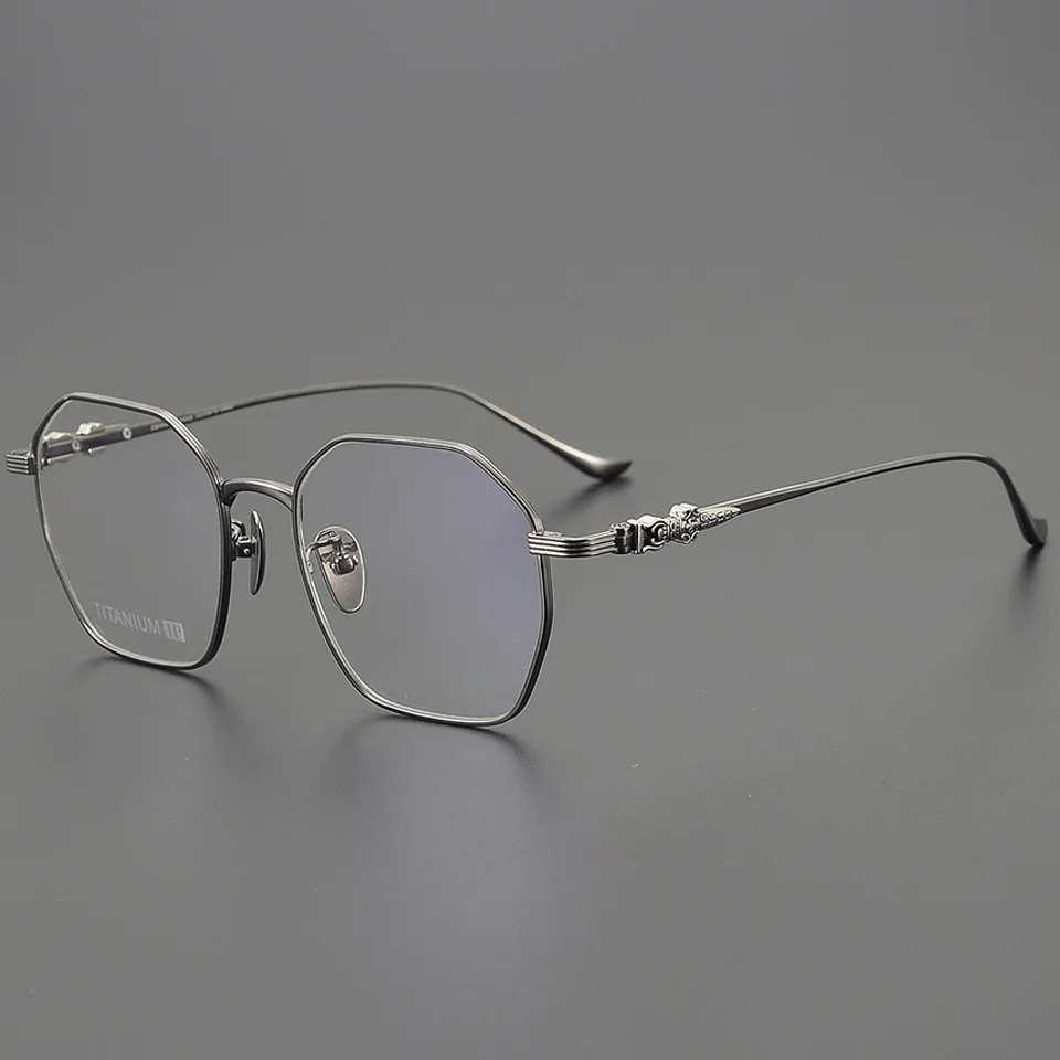 

Новые очки 2025 года: оправа из титанового сплава в ретро-стиле для мужчин и женщин, мультифокусные, для чтения, с защитой от синего света