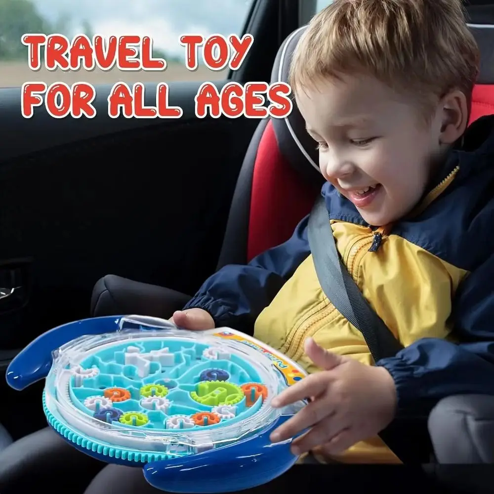 

3D-головоломка-лабиринт: Прозрачная доска, балансировочная трасса для шариков, логическая игра для тренировки мозга