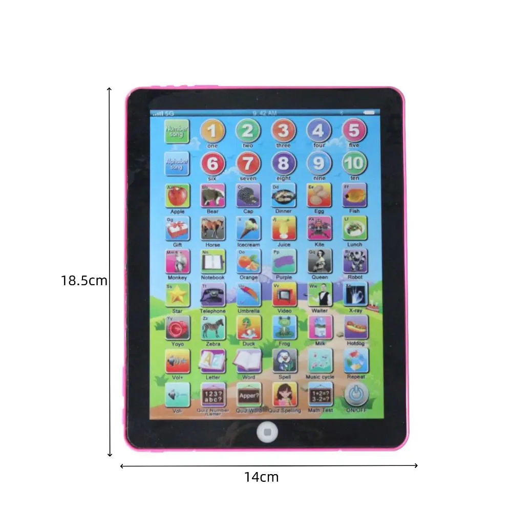 Máquina de lectura de puntos de voz de ordenador de simulación, Educación Temprana, habilidades cognitivas, Mini tableta de simulación, almohadilla de aprendizaje