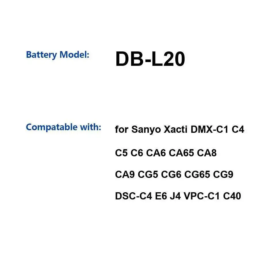 Camera Battery DB-L… - image