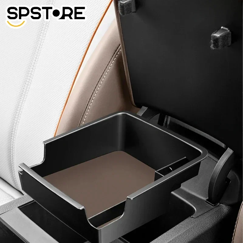 For BYD QIN PLUS DMI Car Central Control Waterproof Storage Box Central Control Armrest Box Interior Refit Parts Car Accessories