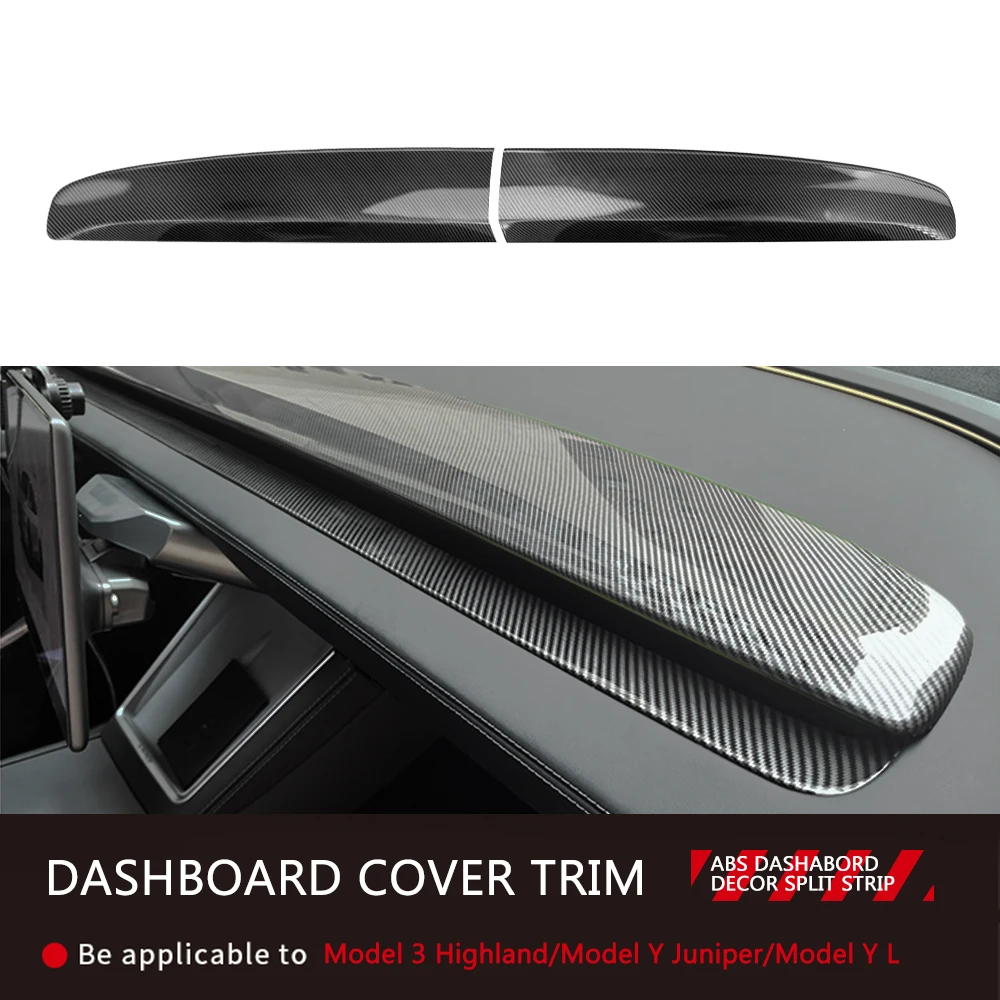 

Для Tesla Model Y Juniper Model Y L Model 3 Highland 2025 Декоративная панель приборной панели Крышка ABS Накладка Аксессуары для салона автомобиля