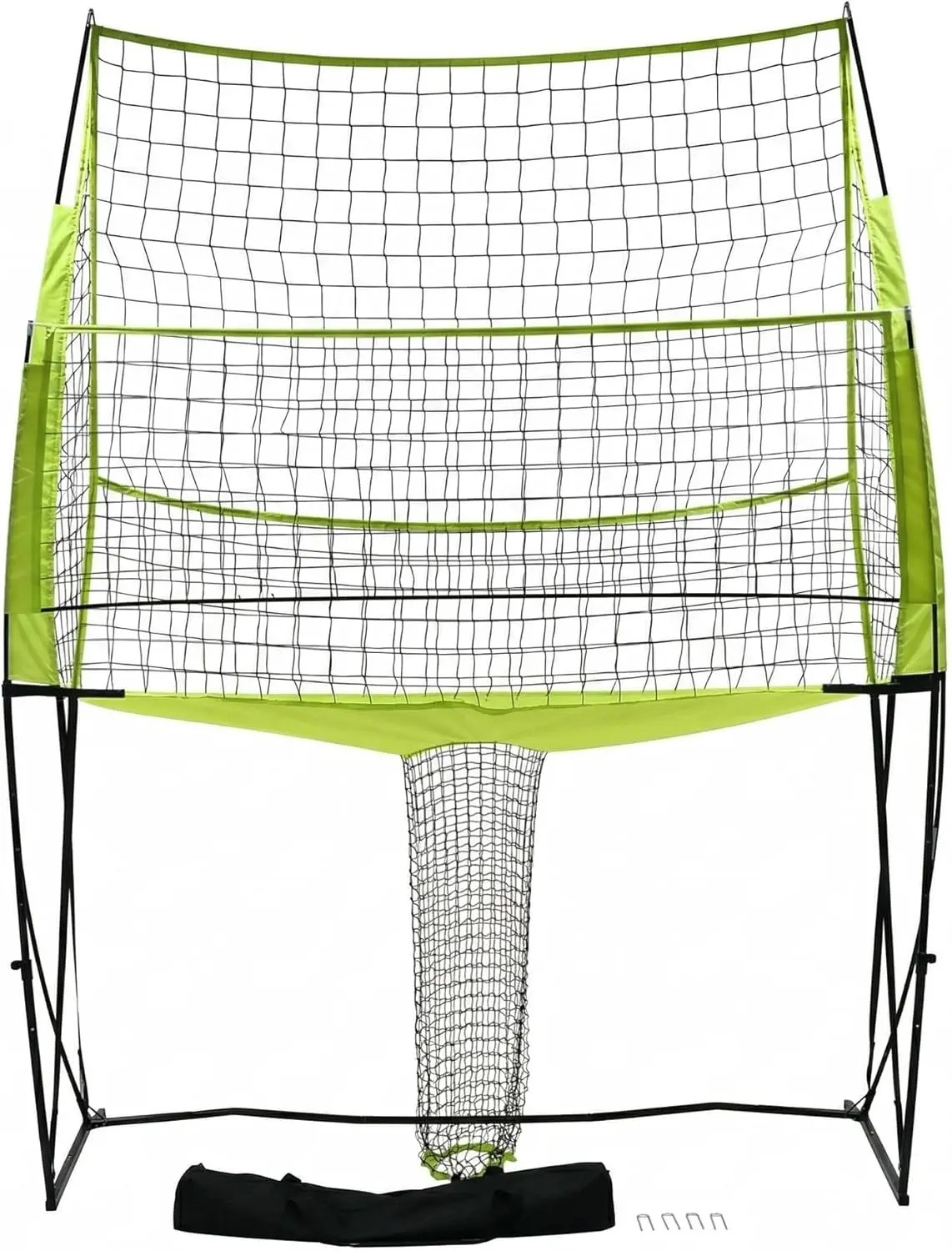

Garvee Ball Return System 2.4x3.4m Volleyball Net, 3-Level Height Adjustable Training Station for Serving Smashing, Robust Steel Frame Carry Bag Beach Garden Indoor
