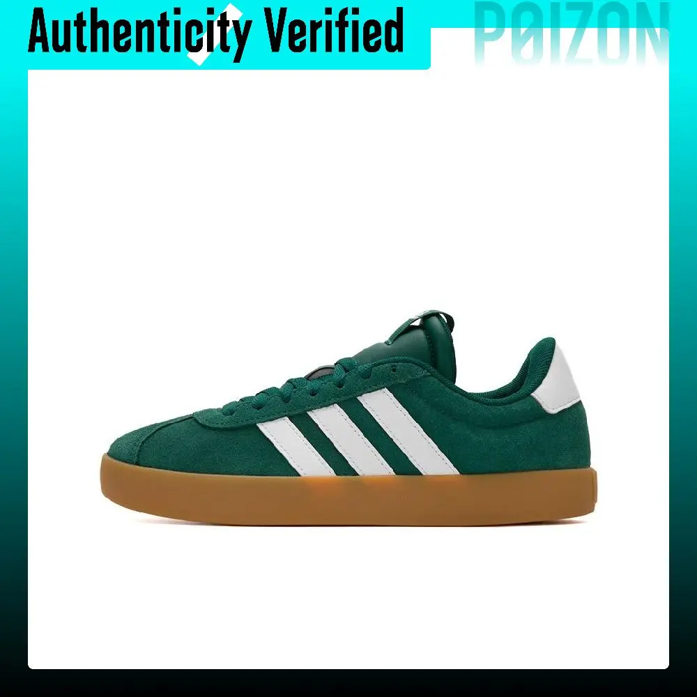 Adidas VL COURT 3.0 Low top Skateboard Shoes Unisex Green White JP8571