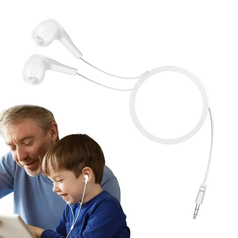 In Ear Headphones Wired Comfortable Earbuds With 3.5mm Jack For School Computer Headphones Plug In Headphones Kids Earbuds For