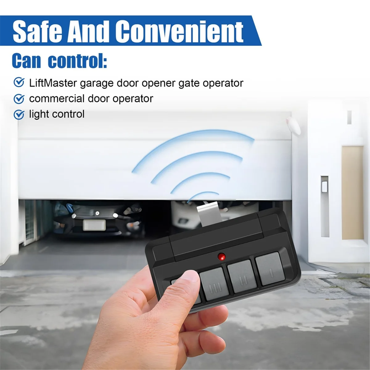 2 упаковки 894LT пульт дистанционного управления для открывания дверей заменяет 811LM 61LM 361LM пульт дистанционного управления для гаража, совместимый с LiftMaster_A02I