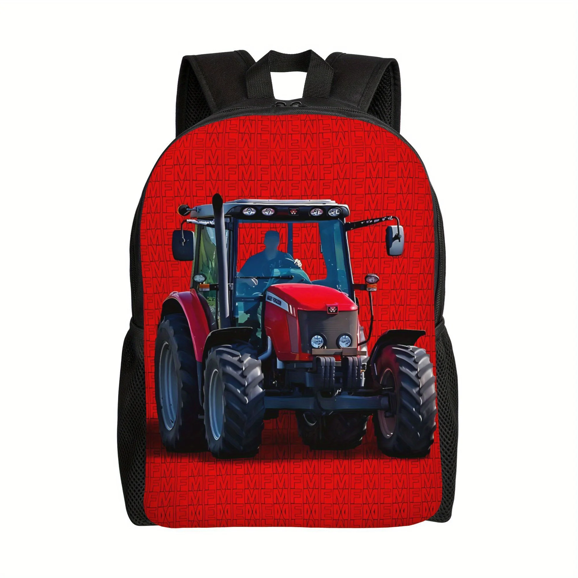 

Fashionable and versatile large-capacity backpack, suitable for leisure, sports and travel, with a fun farm tractor design