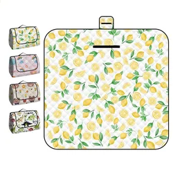 150*200CM Portable Picnic Mat Outdoor Foldable Thicken Beach Mat Moisture-proof Waterproof Camping Blanket Baby Activity Mat