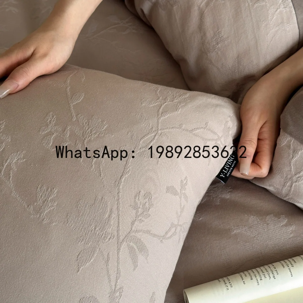LYY long-staple cotton thick-woven cotton large jacquard pure cotton light luxury quilt cover bed sheet bedding