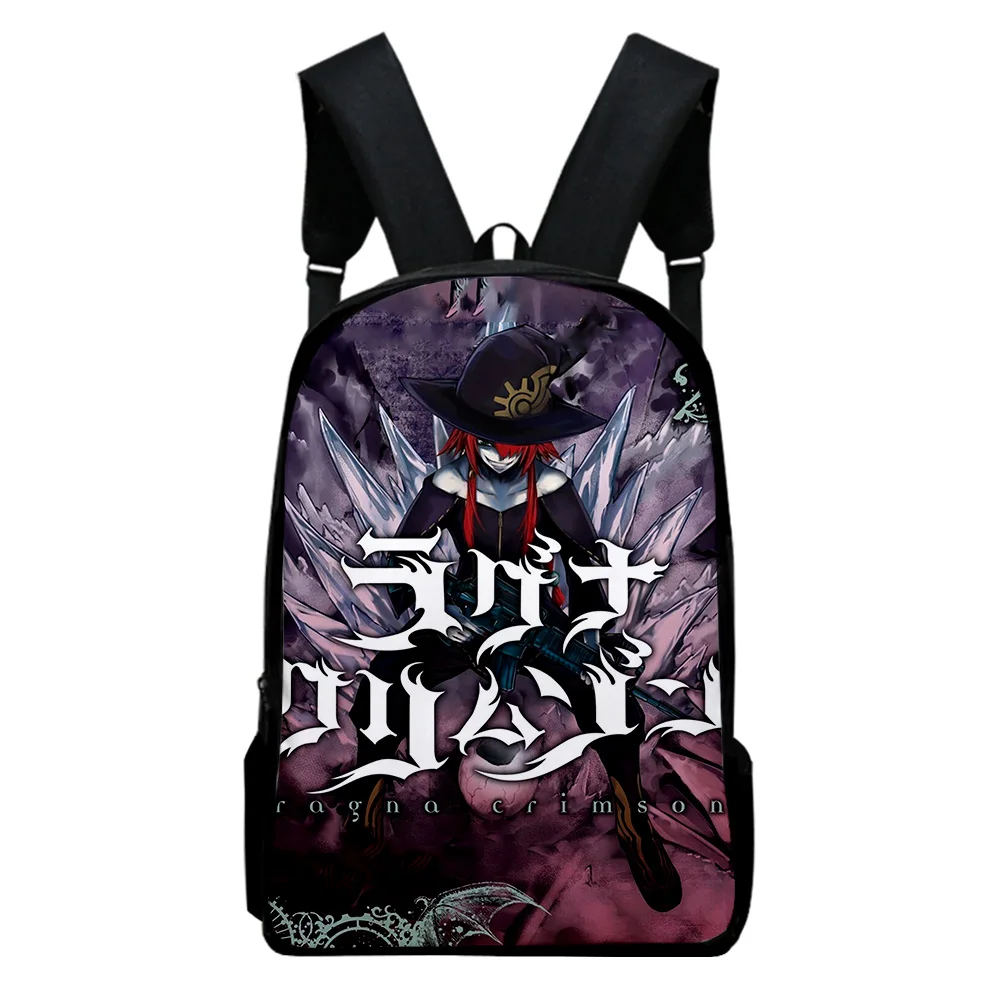 Ragna Crimson Anime Sac à dos pour adultes et enfants, sac à dos scolaire, sac à dos unisexe, sacs Harajuku, nouveau, 2023