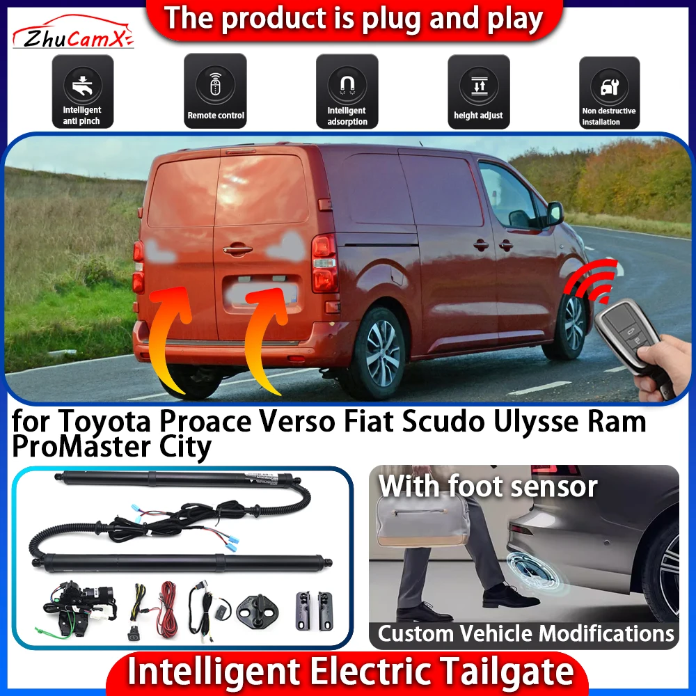 Smart Powered Tailgate System for Toyota Proace Verso Fiat Scudo Ulysse Ram ProMaster City Automatic Intelligent Lift Control